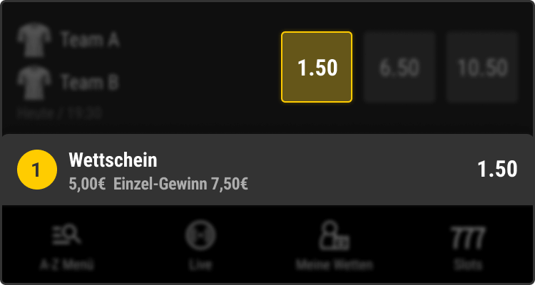 bet slip